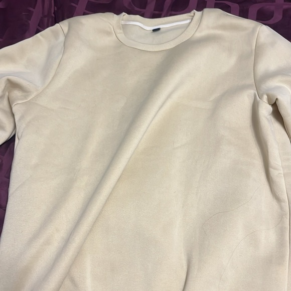 beige hoodie - Picture 2 of 3